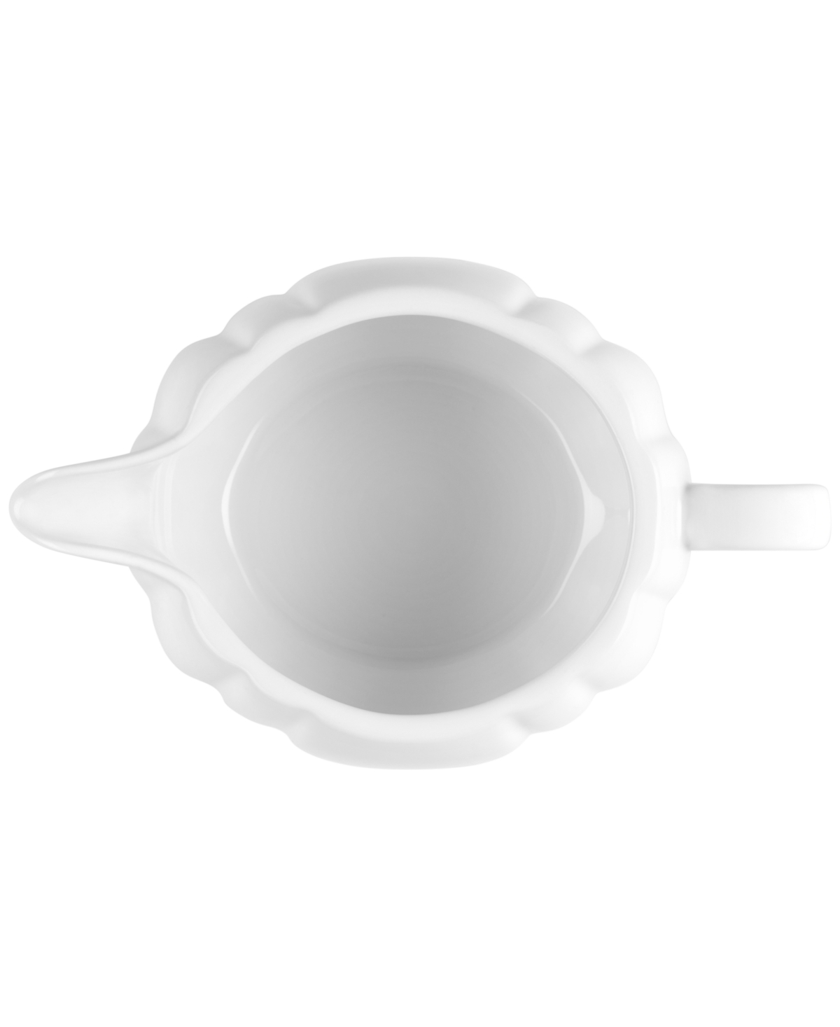 Le Creuset Stoneware Pumpkin 14-oz. Gravy Boat With Lid In White