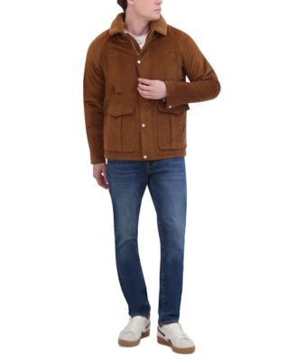 Men's Corduroy Chore Jacket with Sherpa Collar