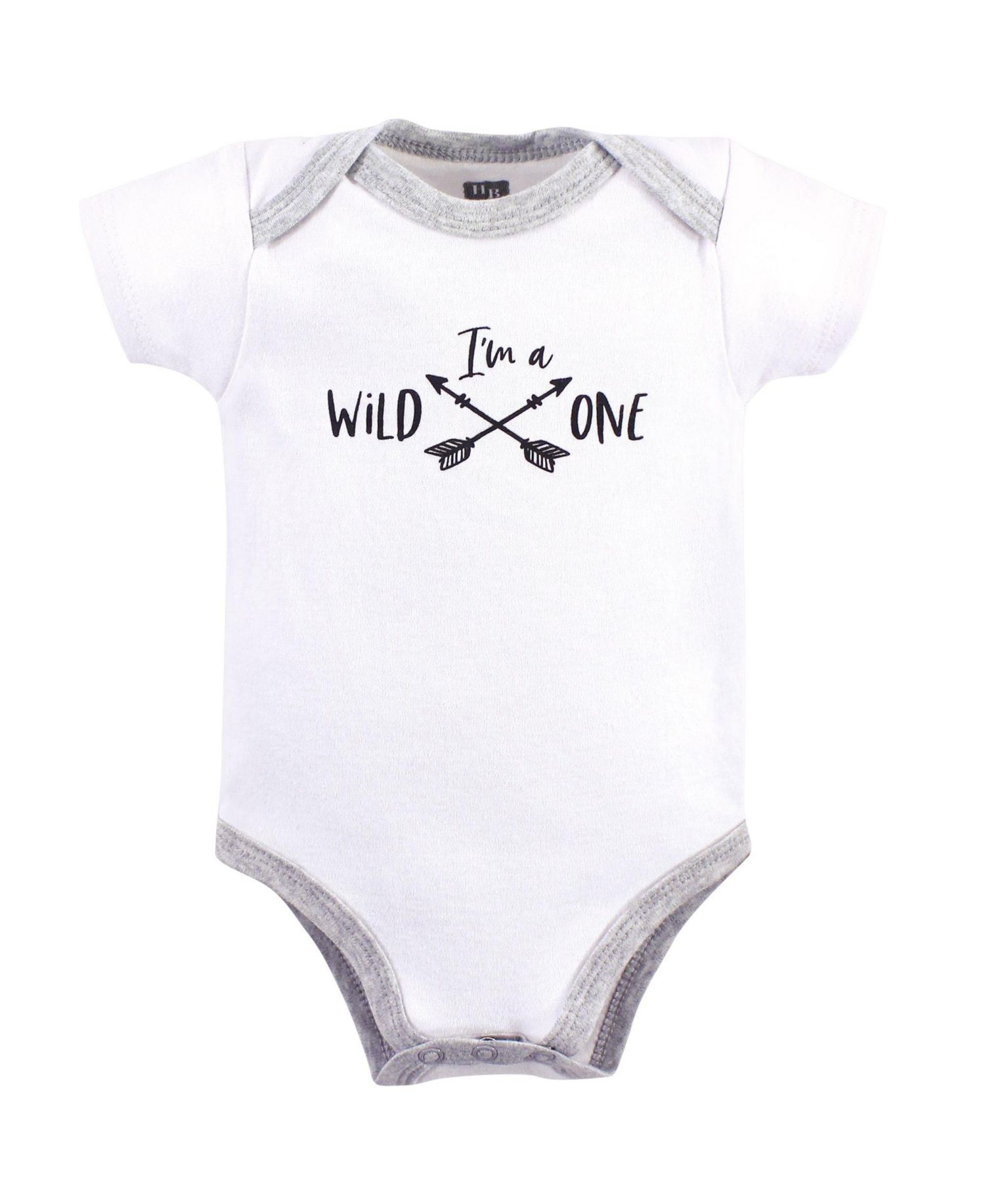 Baby Unisex Five-Piece Set of Cotton Infant All-in-One Bodysuits