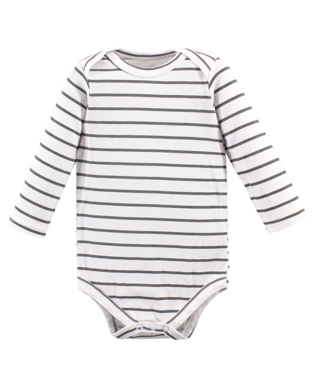 Hudson Baby Boys Cotton Long-Sleeve Bodysuits 5pk