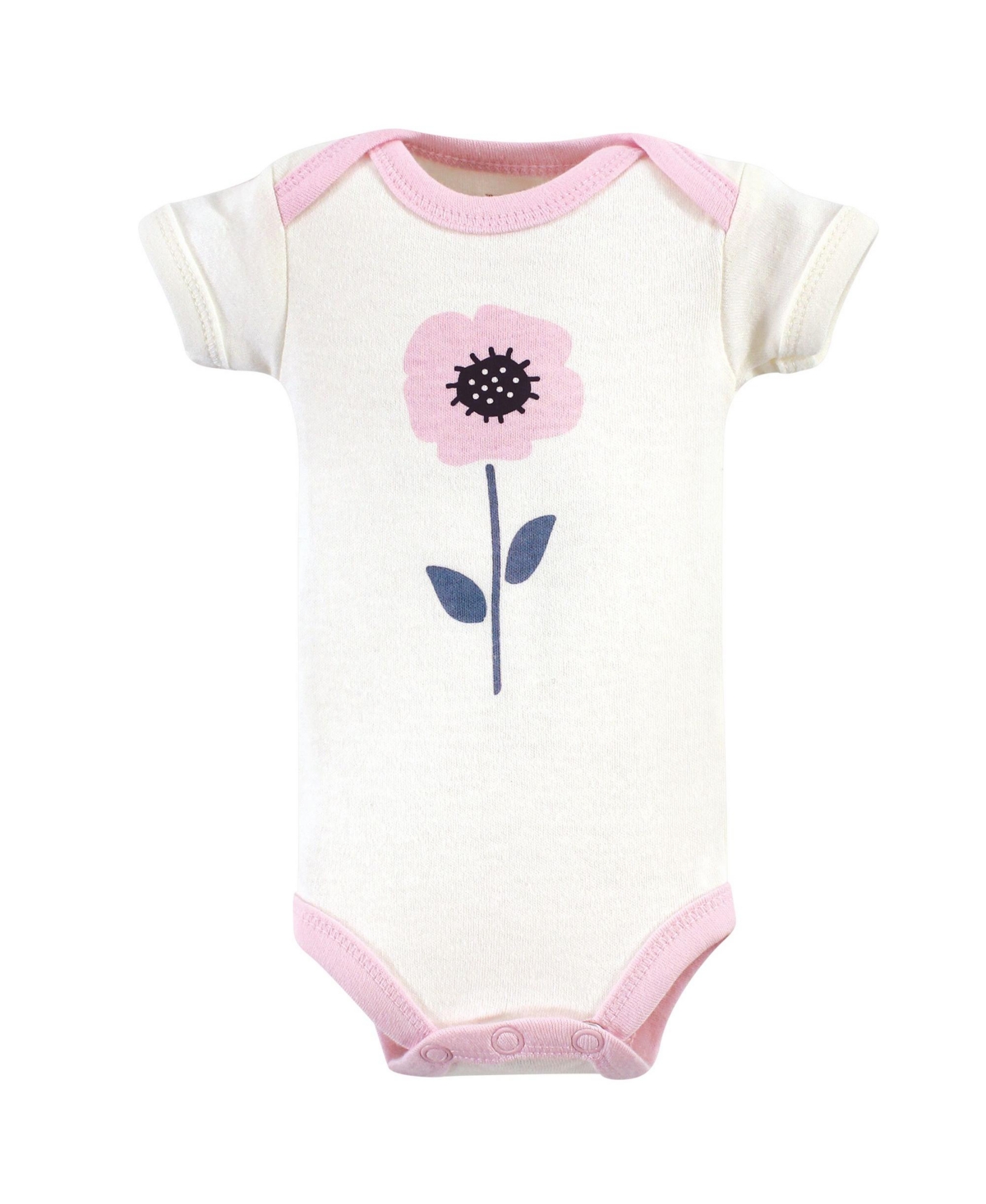 Touched by Nature Baby Girls Baby Organic Cotton Preemie Layette 4pc Set, Botanical, Preemie