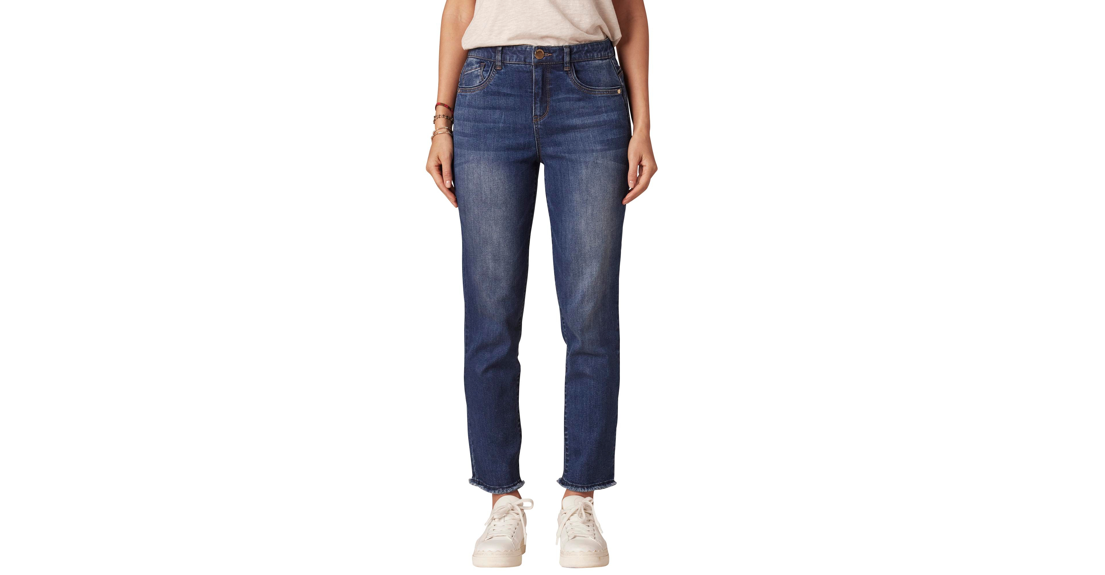 Democracy Women's "Ab" Solution Slim Straight Leg Jean