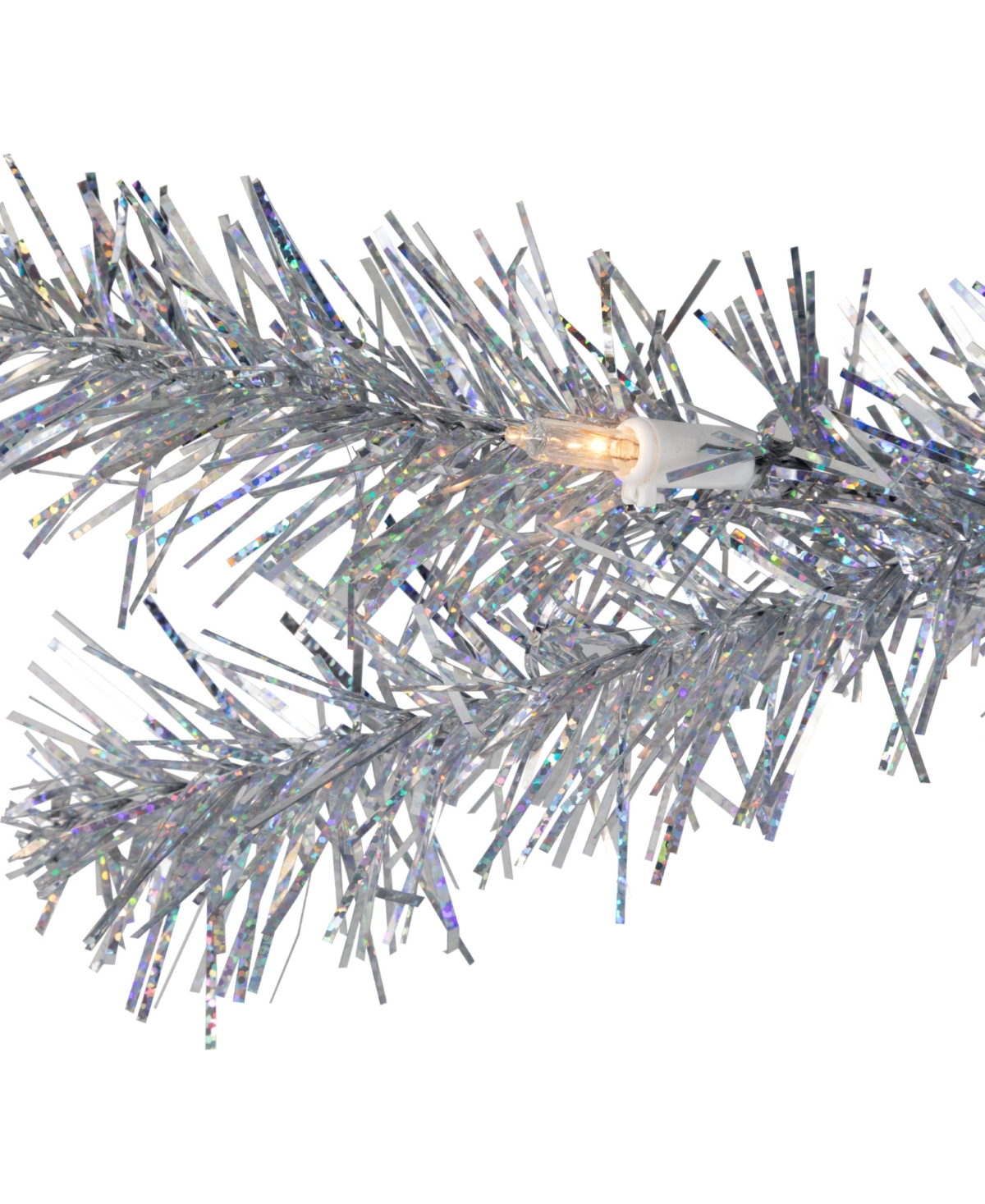 Northlight 2'Tinsel Pine Artificial ChristmasTree - Silver