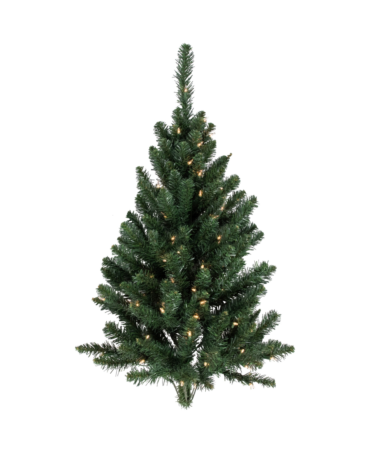 Northlight 3' Buffalo Fir Artificial Christmas Wall Or Door Tree In Green