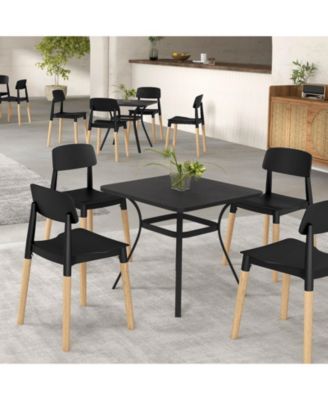 Modern Dining Side Chairs Set of 4 with Ergonomic Backrest for Dining Room