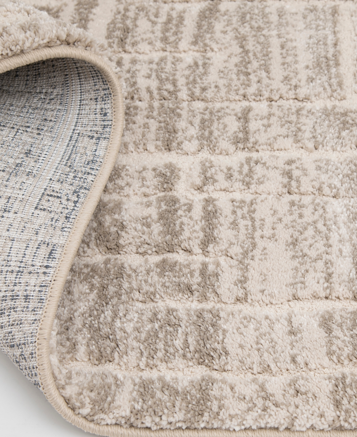 Shop Km Home Leisure Coast 5'3"x7'7" Area Rug In Cream,sand