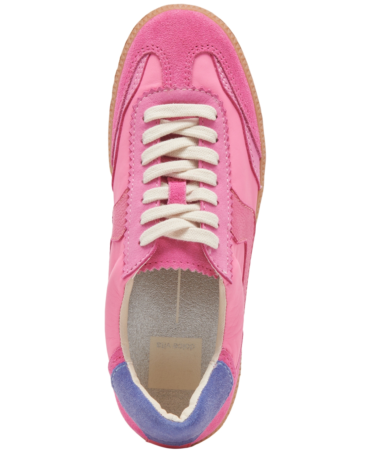Dolce Vita Notice Sneaker In Pink Suede