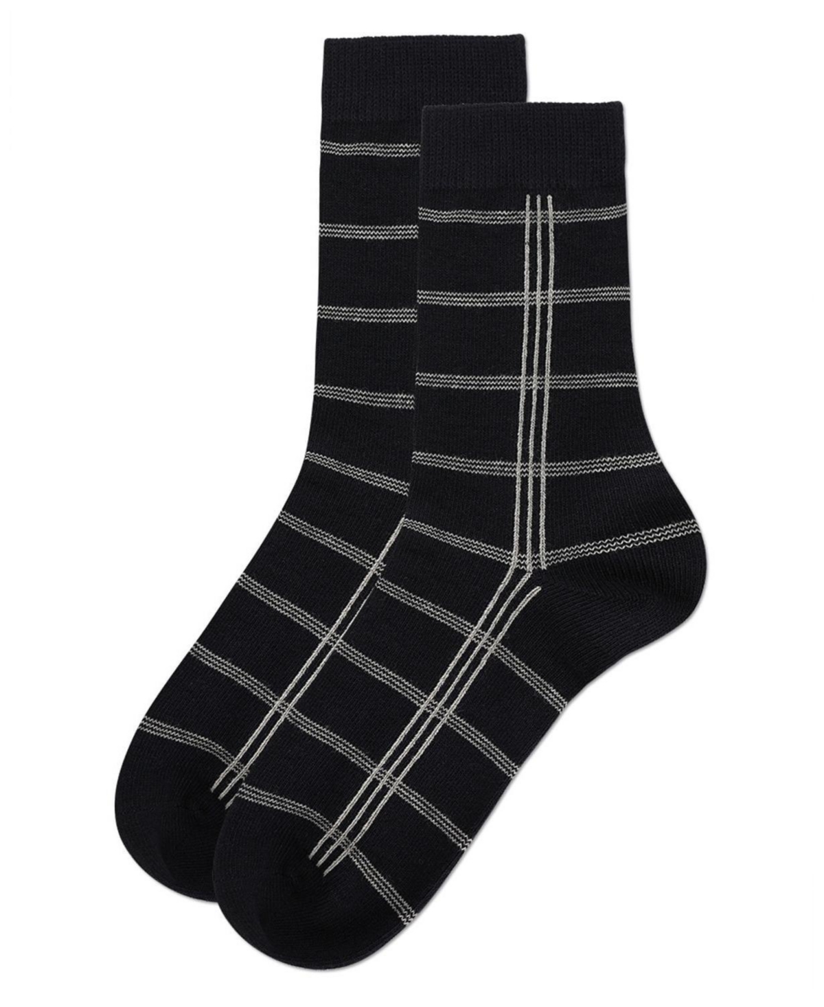 MeMoi Boys Boxed Stripe Crew Socks