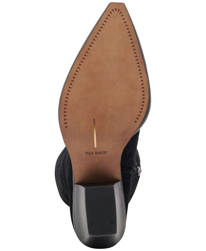 6.5M Dolce Vita Women's Raj Pointed-Toe Tall Boots - Gray