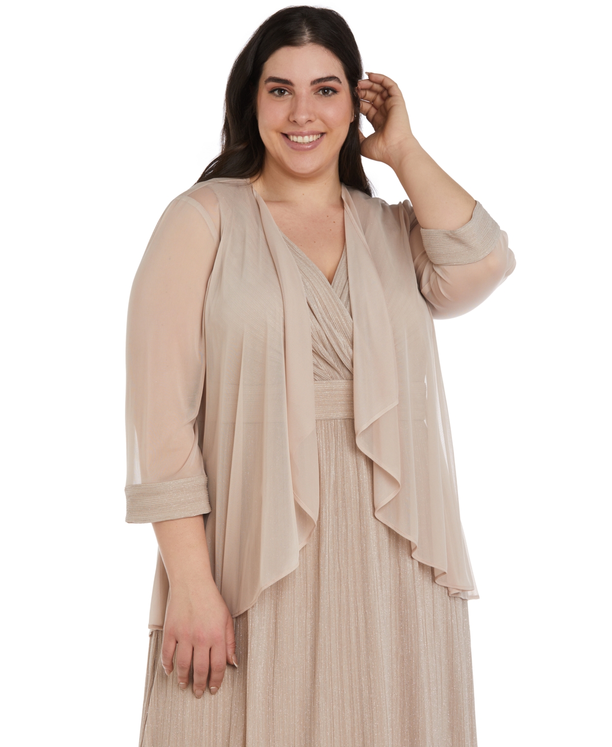 R & M Richards Plus Size 2-Pc. Jacket & Gown