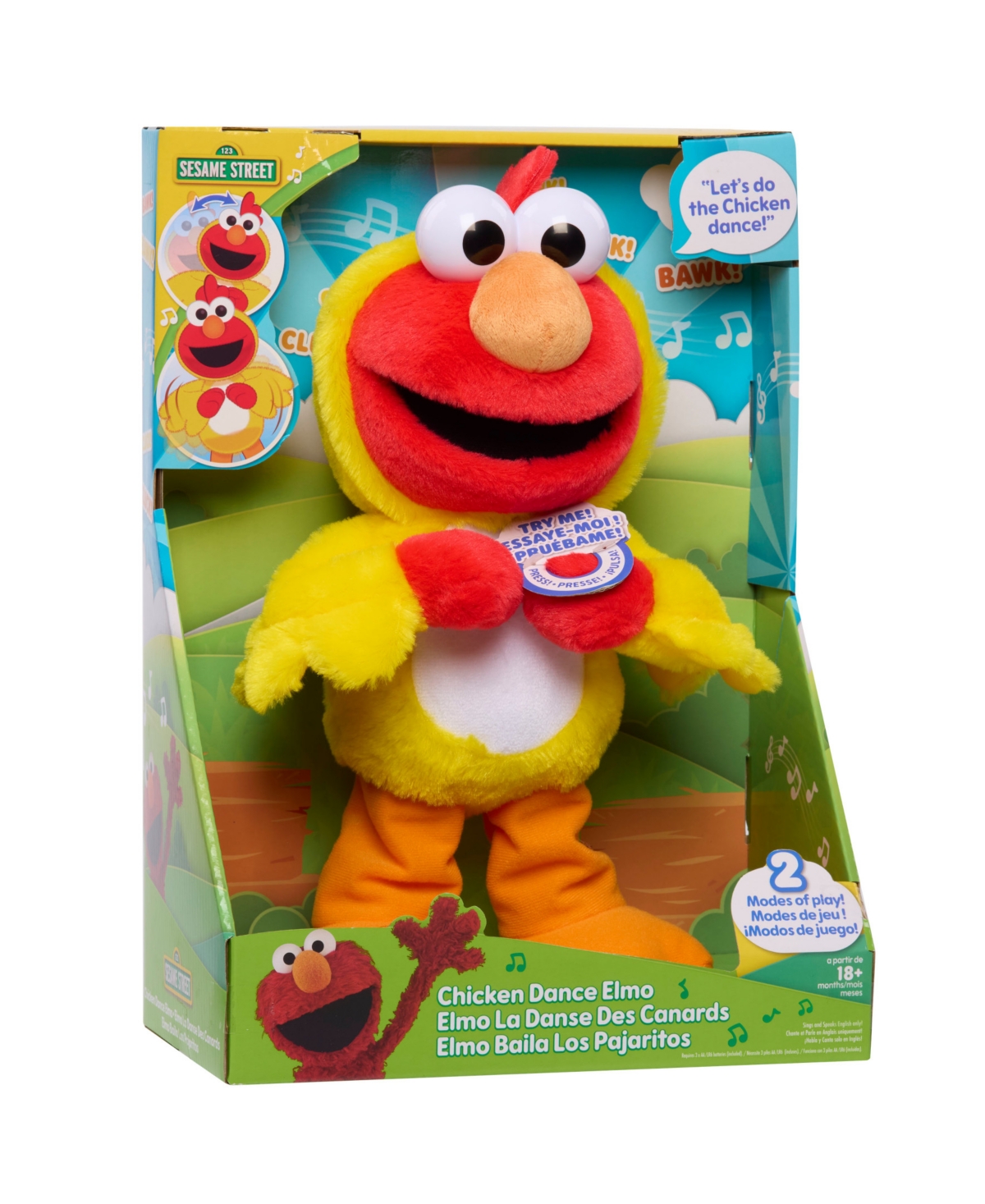 Sesame Street Chicken Dance Elmo Plush Toy In No Color