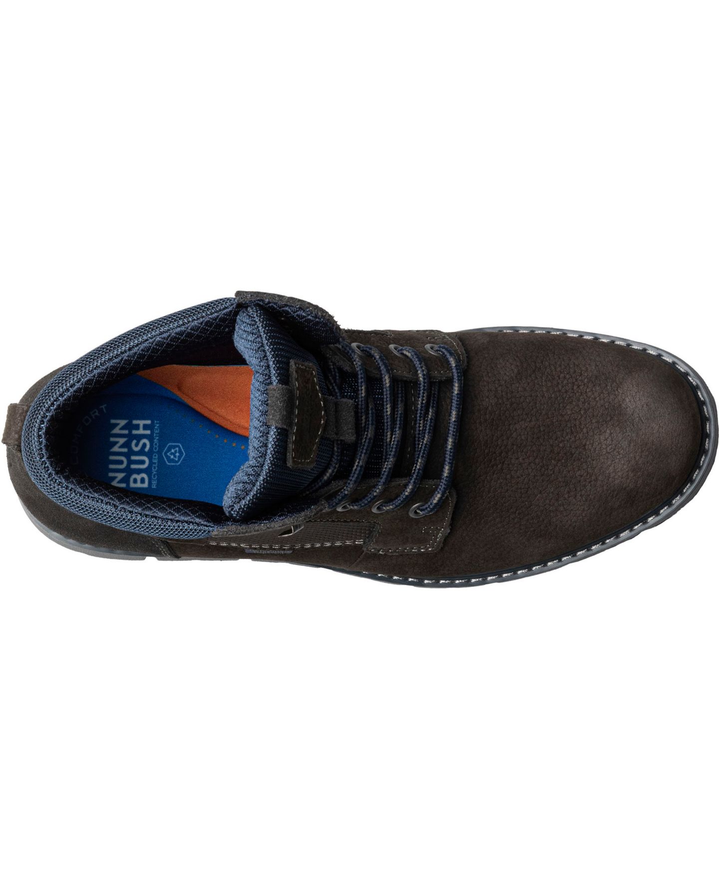 Мужские ботинки Nunn Bush Karnak Plain Toe Boot, цвет: Коричневый угольный — фото 11