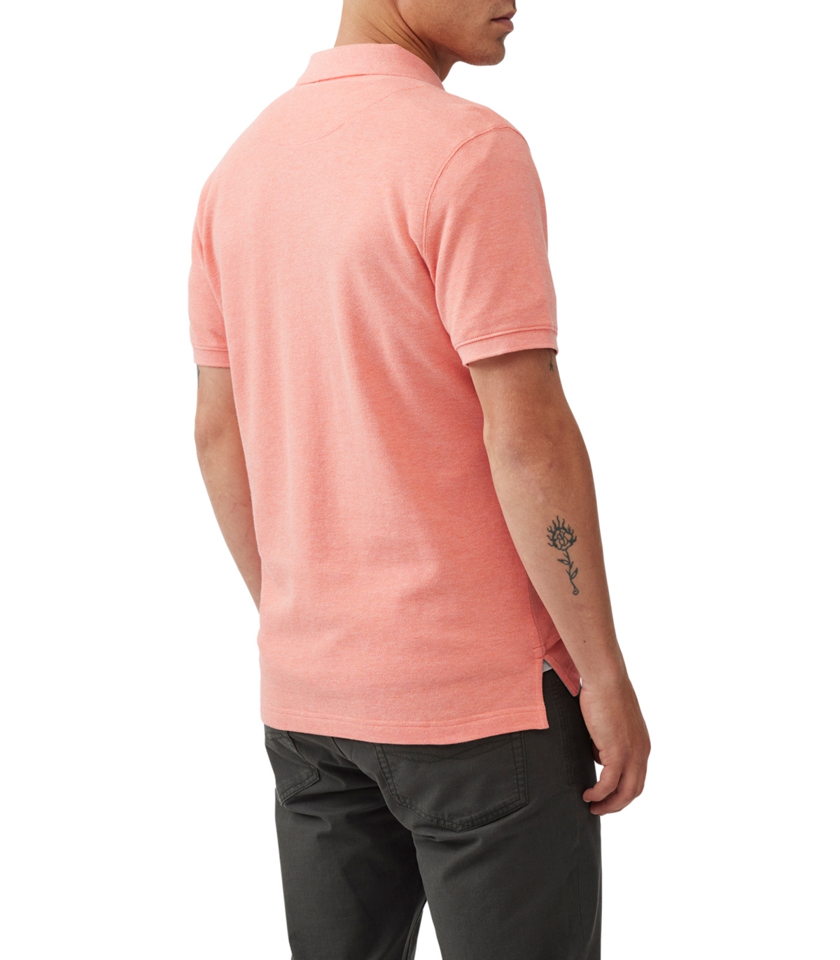 Rodd & Gunn Men The Gunn Polo In Salmon In Pink