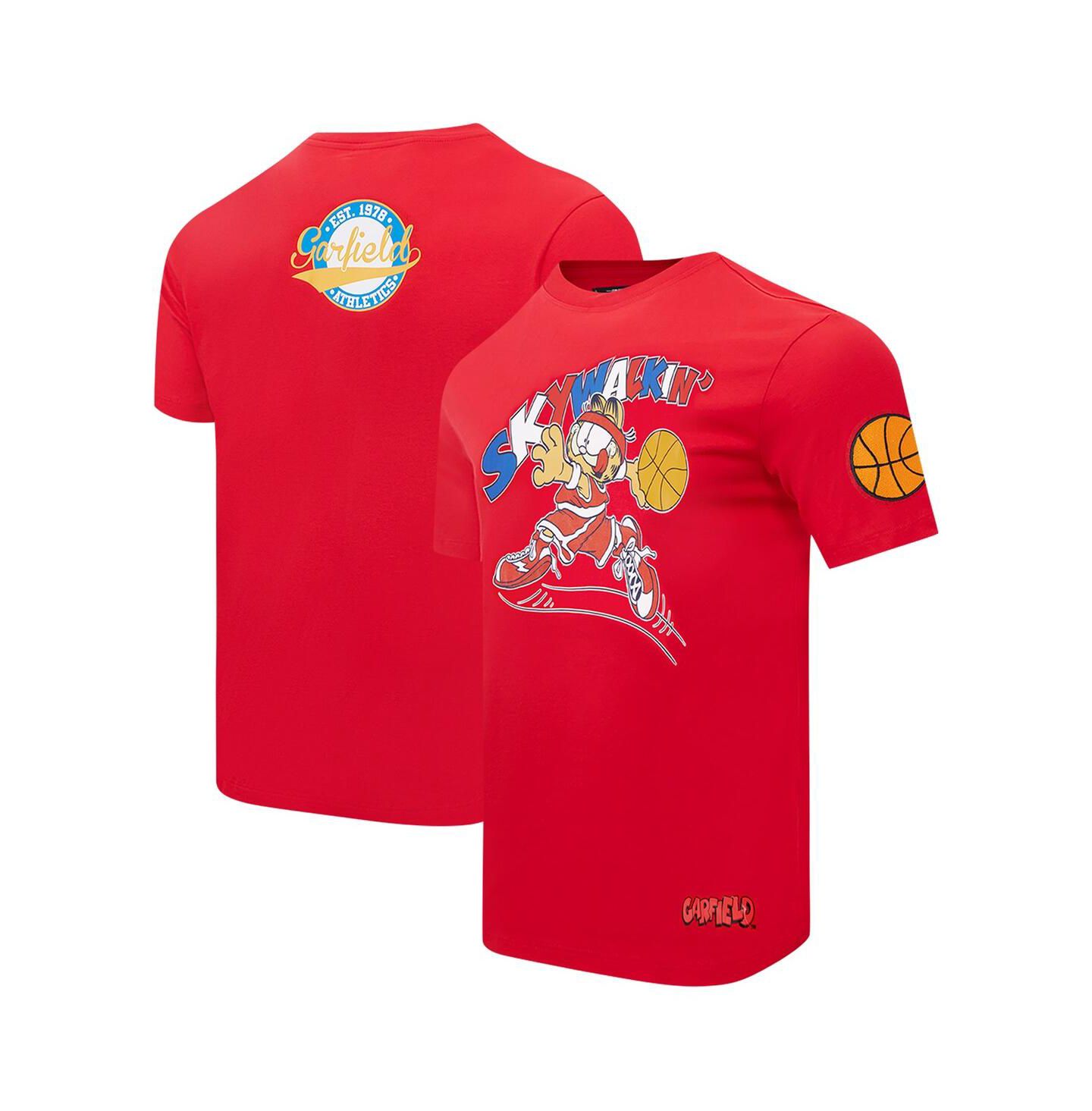 Мужская футболка Freeze Max Red Garfield Skywalkin' — фото 1