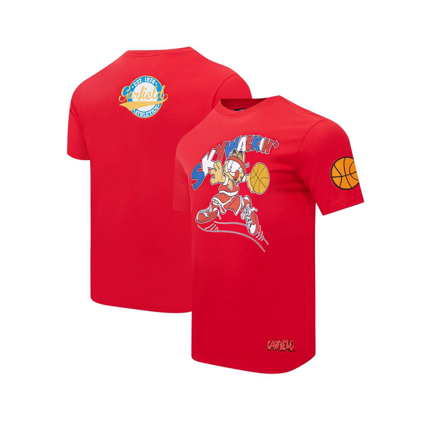 Men's Red Garfield Skywalkin' T-Shirt