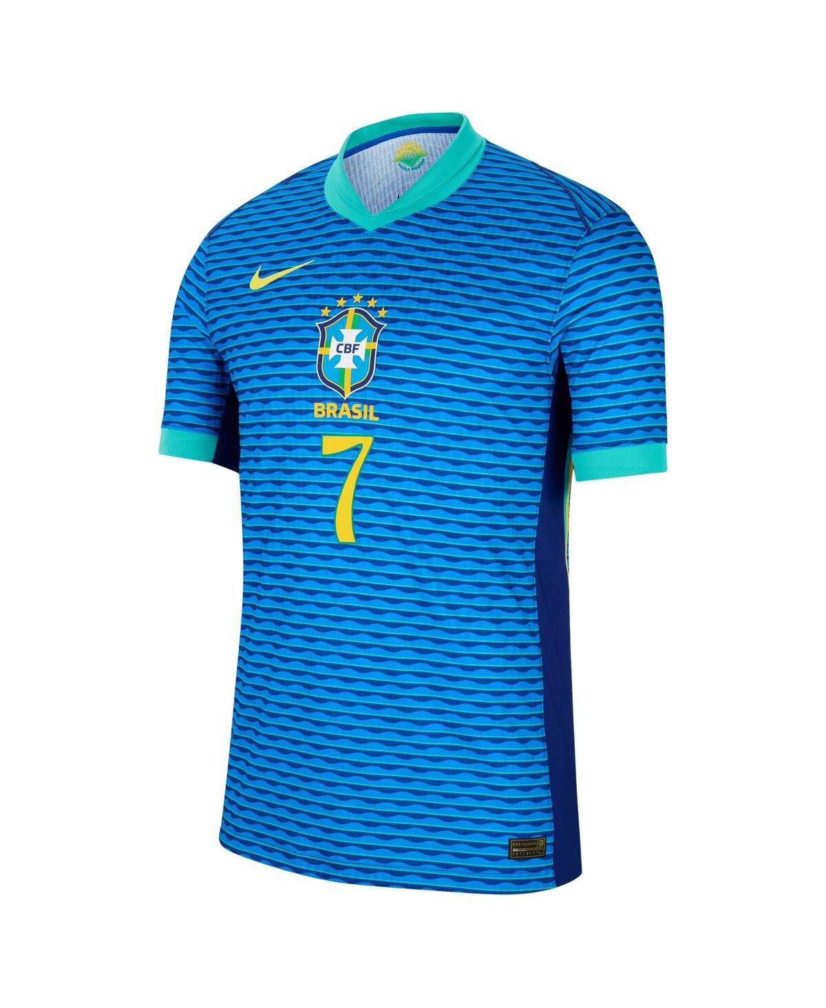 Nike Men's Vini Jr.Brazil National Team 2024 Away Authentic Jersey - Blue