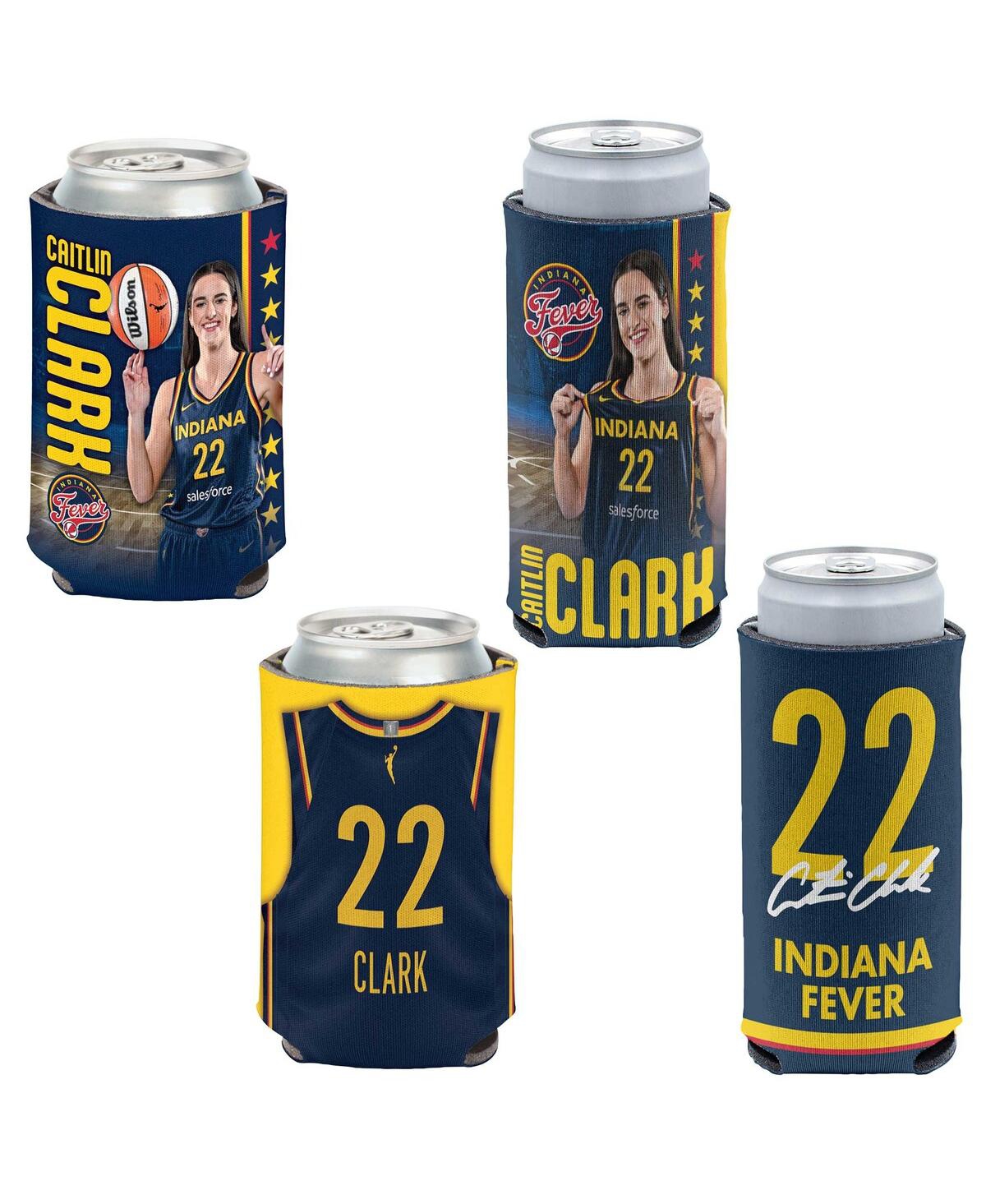 Wincraft Caitlin Clark Indiana Fever 4-pack 12oz. Can Slim Can Cooler Set In No Color