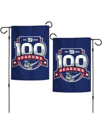 New York Giants 100th Season 12" x 18" Two-Sided Garden Flag
