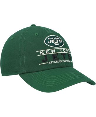 Men's Green New York Jets Vernon Clean Up Adjustable Hat