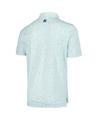 Men's Aqua TOUR Championship Tweed Texture Stretch Pique ProDry Polo