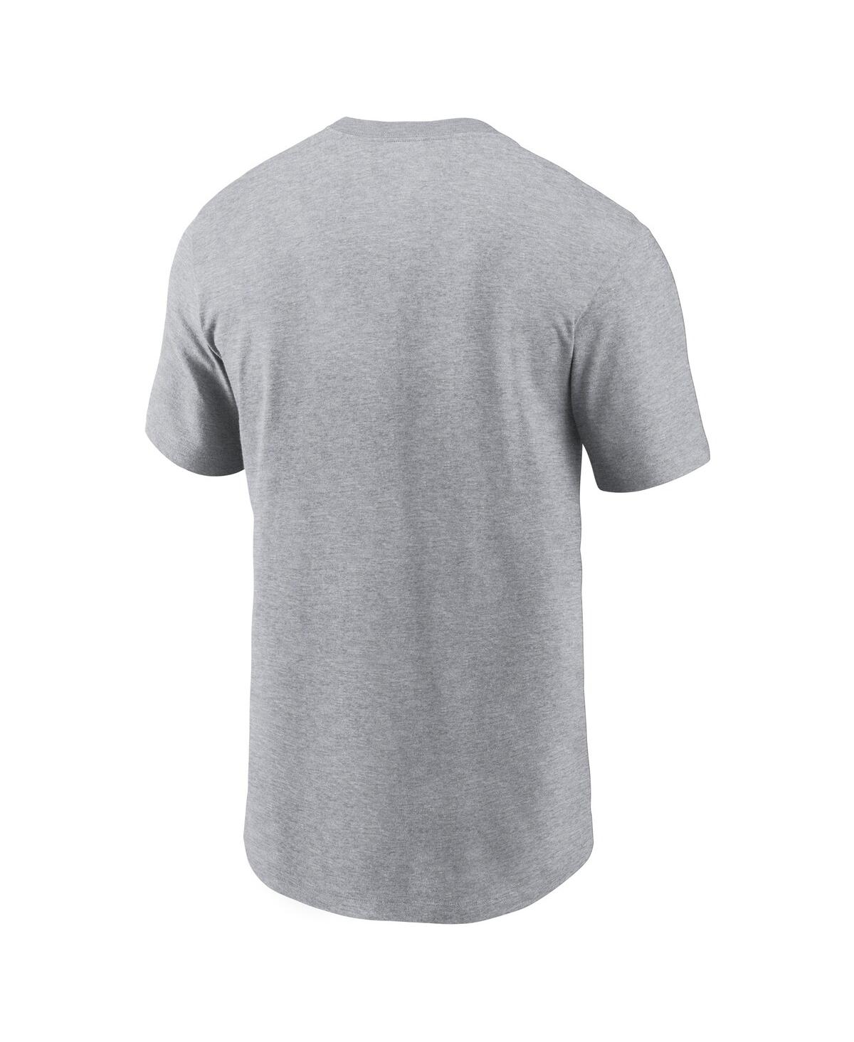 Nike Heathered Gray Indianapolis Colts Primary Logo T-shirt In Gray