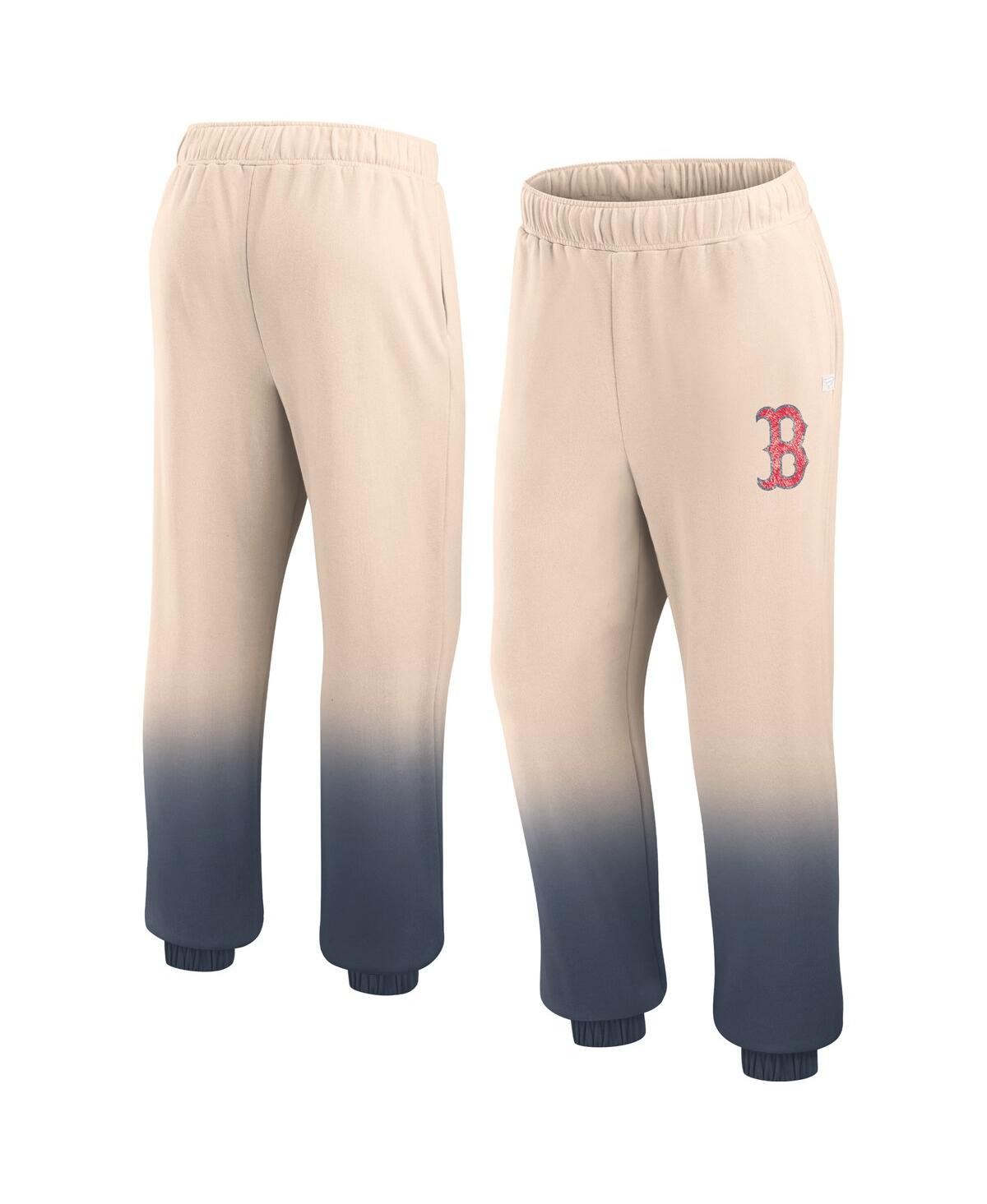 Shop Fanatics Women's Tan/navy Boston Red Sox Luxe Ombre Lounge Pants In Tan,navy