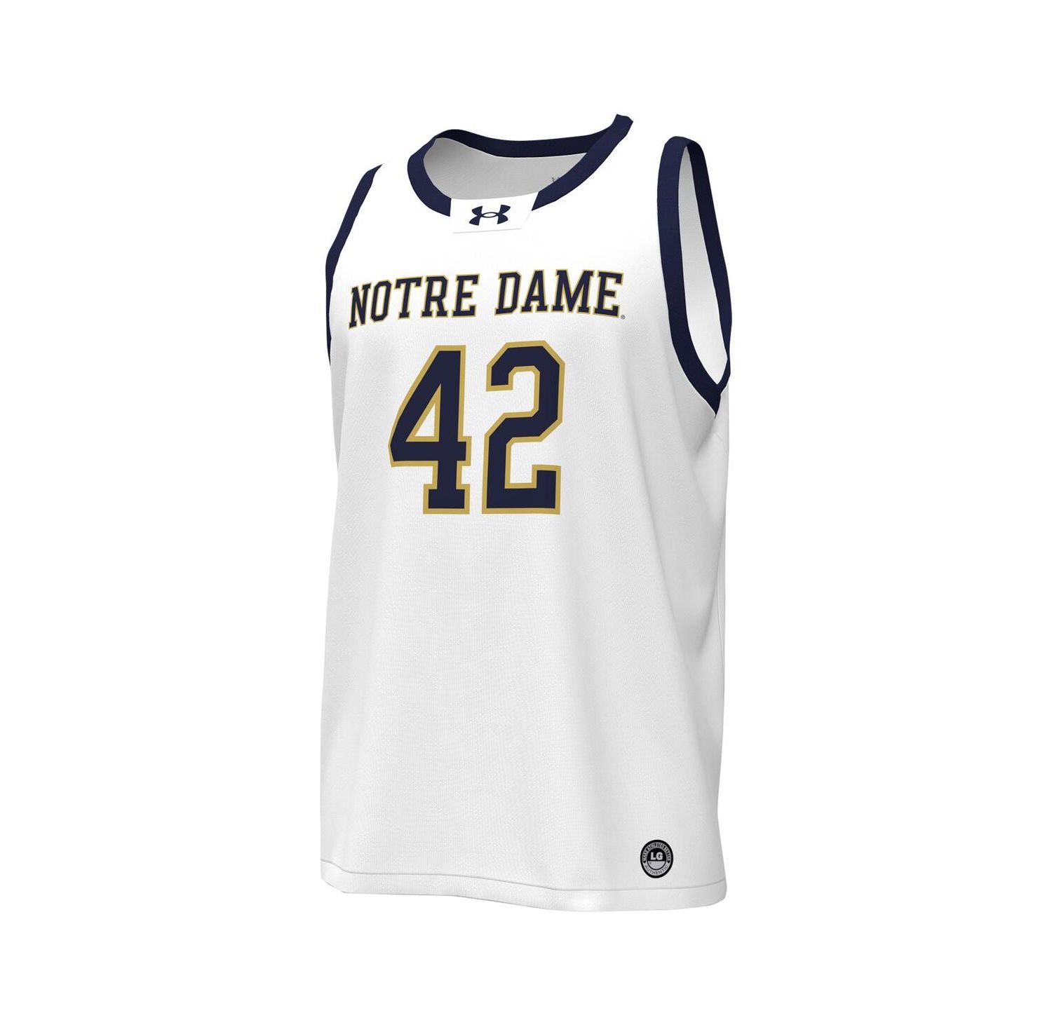 Men's 42 Notre Dame Fighting Irish Replica Basketball Jersey