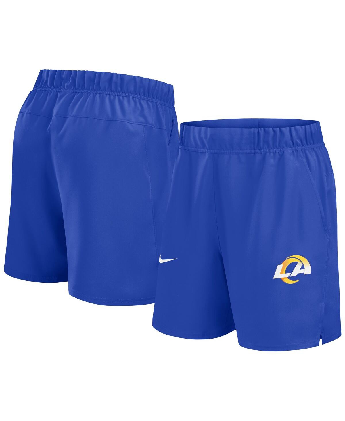 Nike Men's Royal Los Angeles Rams Blitz Victory Performance Shorts In Royal
