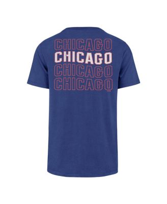 Men's Royal Chicago Cubs Hang Back Franklin T-Shirt