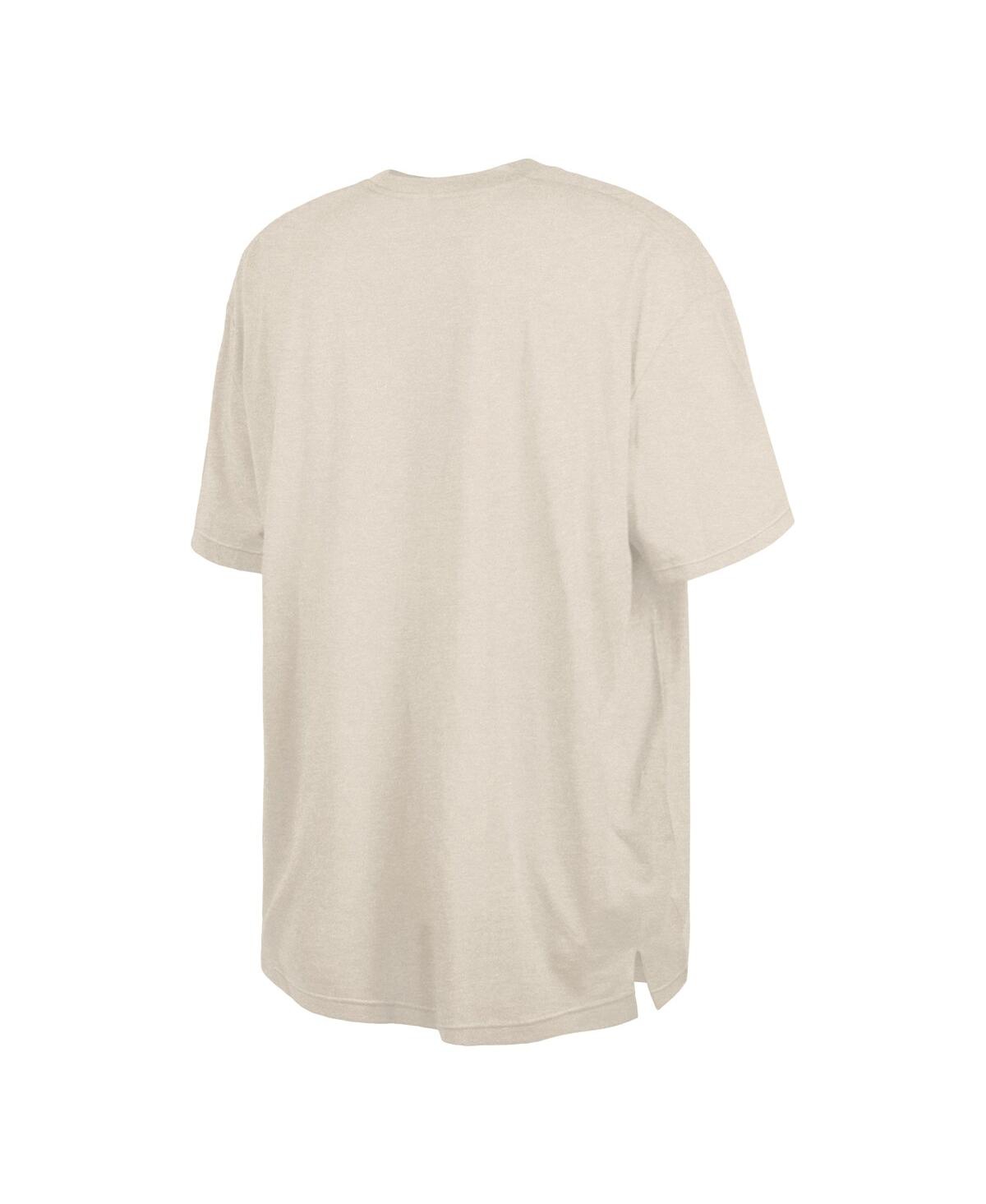 New Era Men's Cream New York Giants Third Down Big Tall Historic T-shirt In Cream