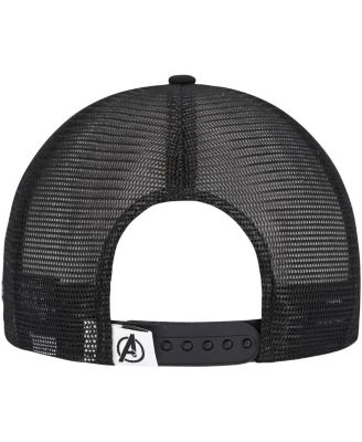 Big Boys and Girls Black the Avengers 9FIFTY Trucker Snapback Hat