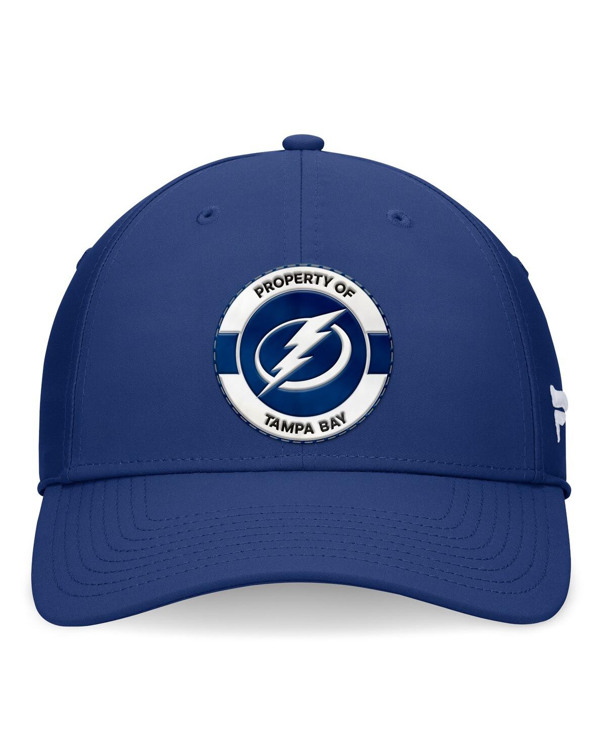 Fanatics Men's Blue Tampa Bay Lightning Authentic Pro Training Camp Flex Hat In Blue