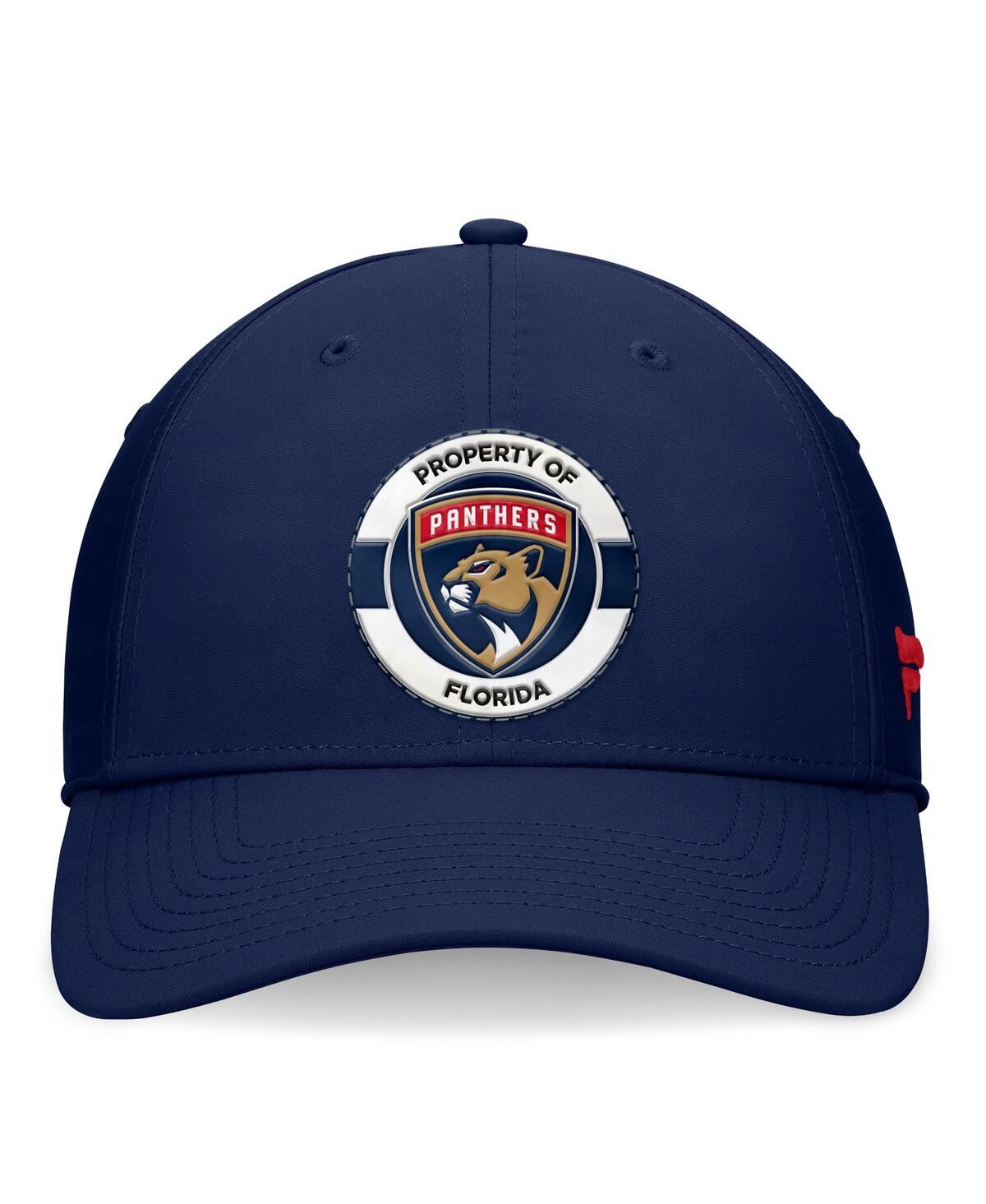 Fanatics Men'sFlorida Panthers Authentic Pro Training Camp Flex Hat - Navy