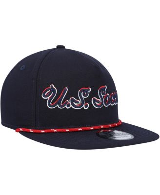 Men's Navy USMNT Script Golfer Adjustable Hat