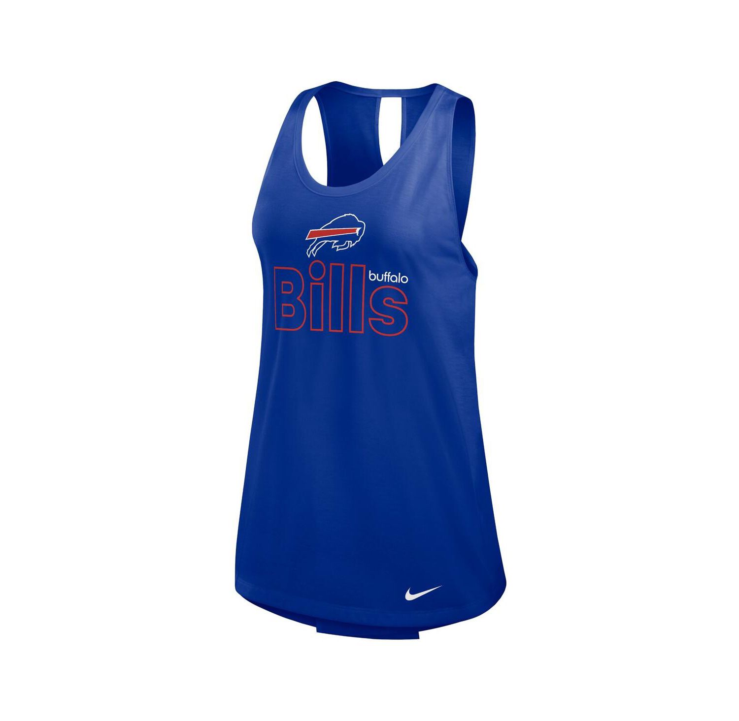 Women's Royal Buffalo Bills Plus Size Performance Tank Top