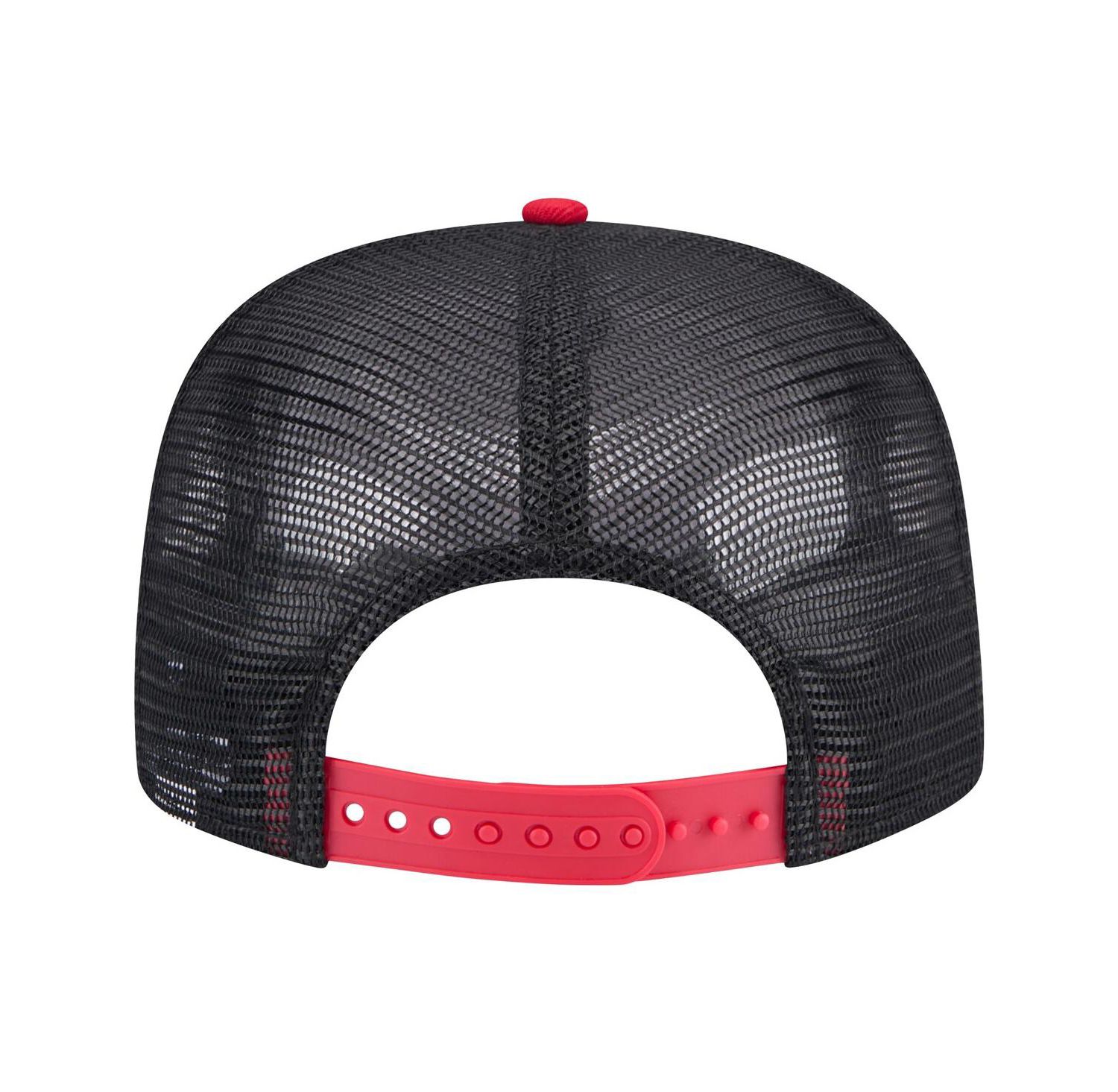 Men's Black Boston Red Sox Throwback Meshback Golfer Hat