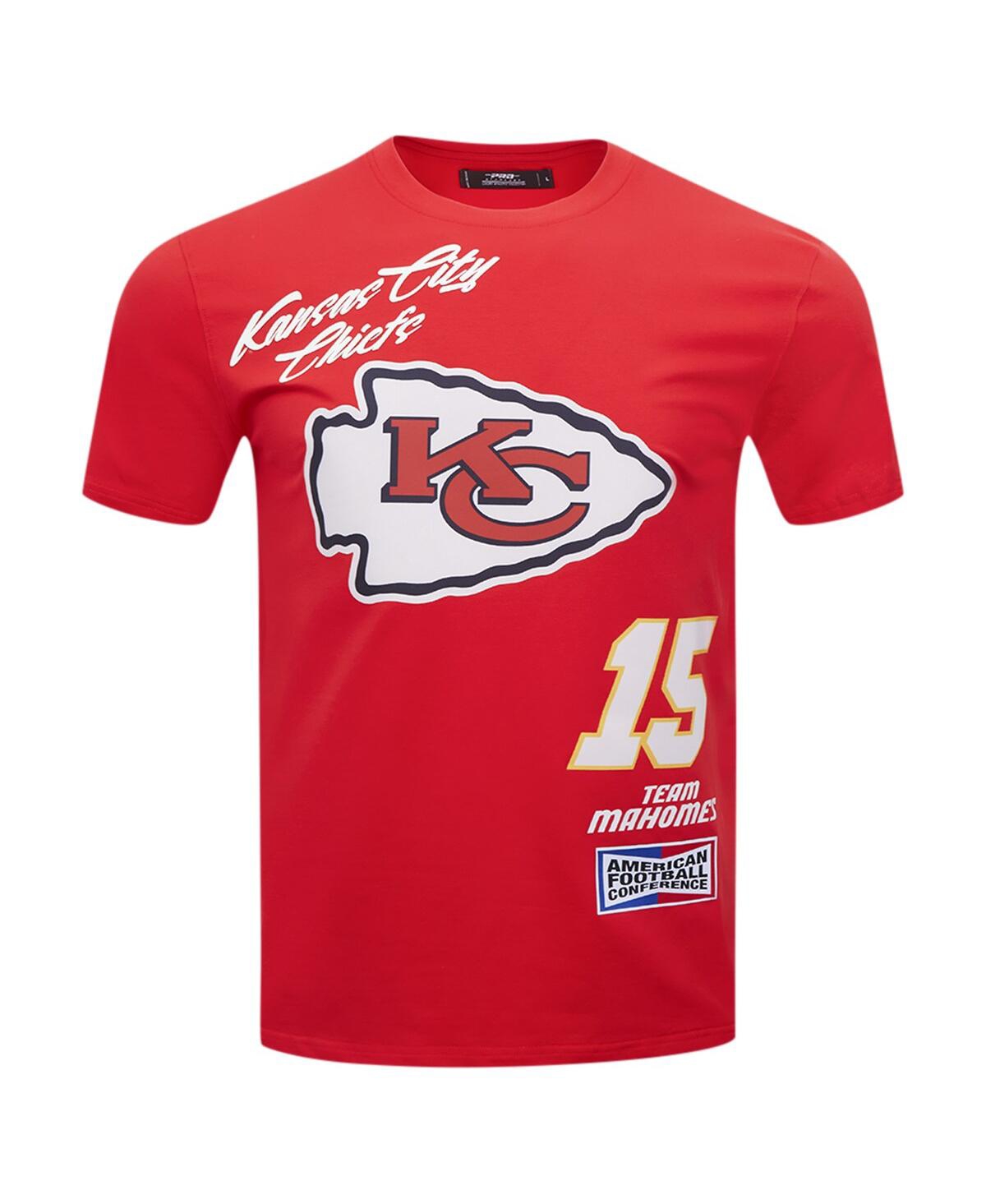 Pro Standard Men's Patrick Mahomes Red Kansas City Chiefs Fast Lane Name Number Player T-shirt In Red