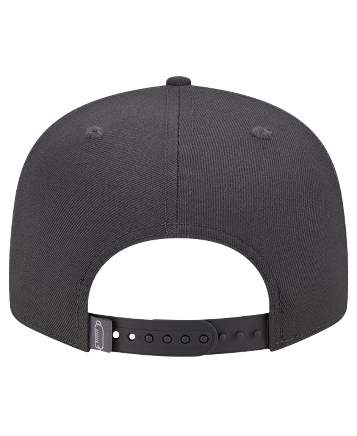 NEW ERA MEN'S CHARCOAL CHARLOTTE FC MINTED 9FIFTY SNAPBACK HAT 