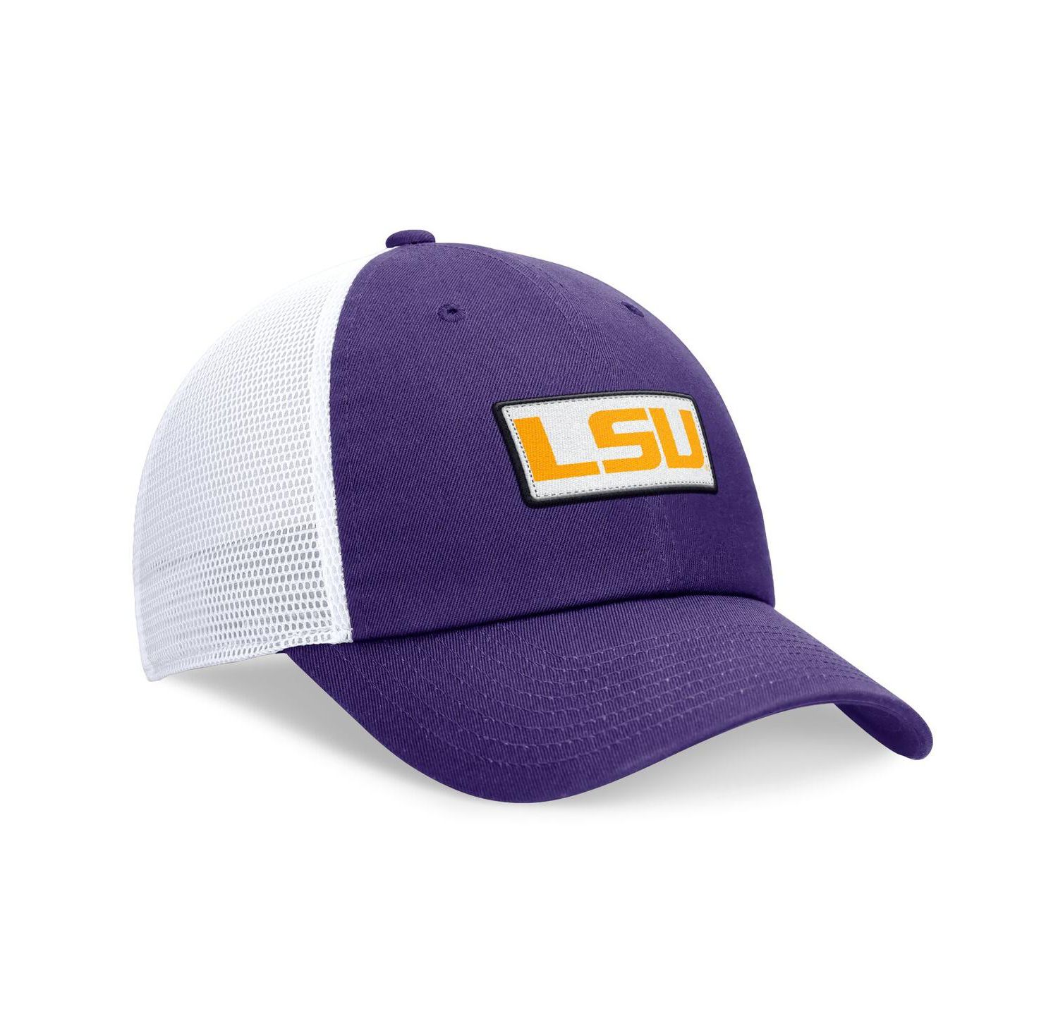 Men's Purple/White LSU Tigers Primetime Club Trucker Adjustable Hat