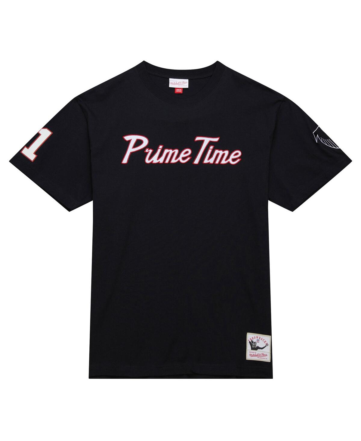 Mitchell & Ness Men's Deion SandersAtlanta Falcons Retired Player Nickname T-Shirt - Black