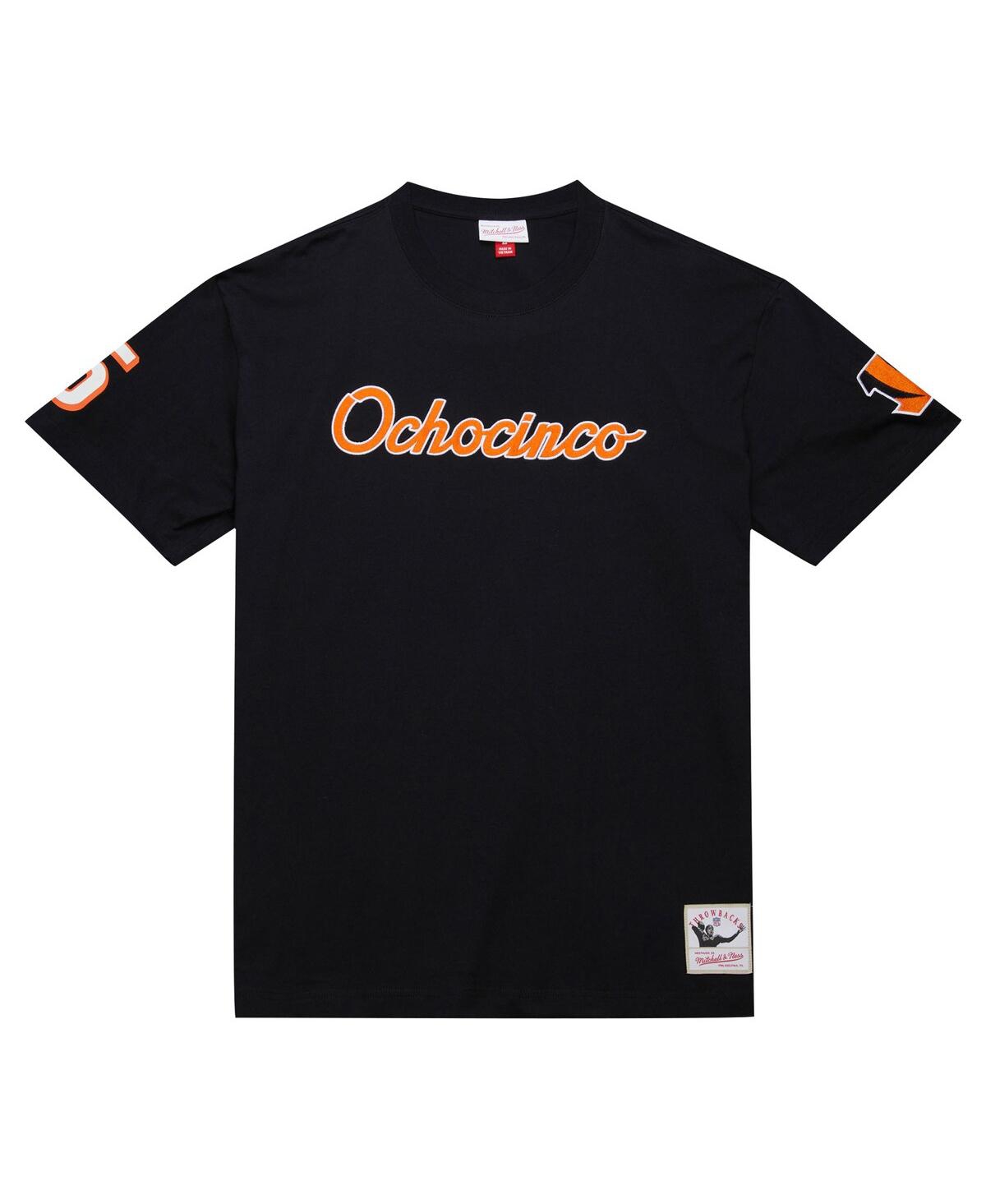 Mitchell & Ness Men's Chad JohnsonCincinnati Bengals Retired Player Nickname T-Shirt - Black