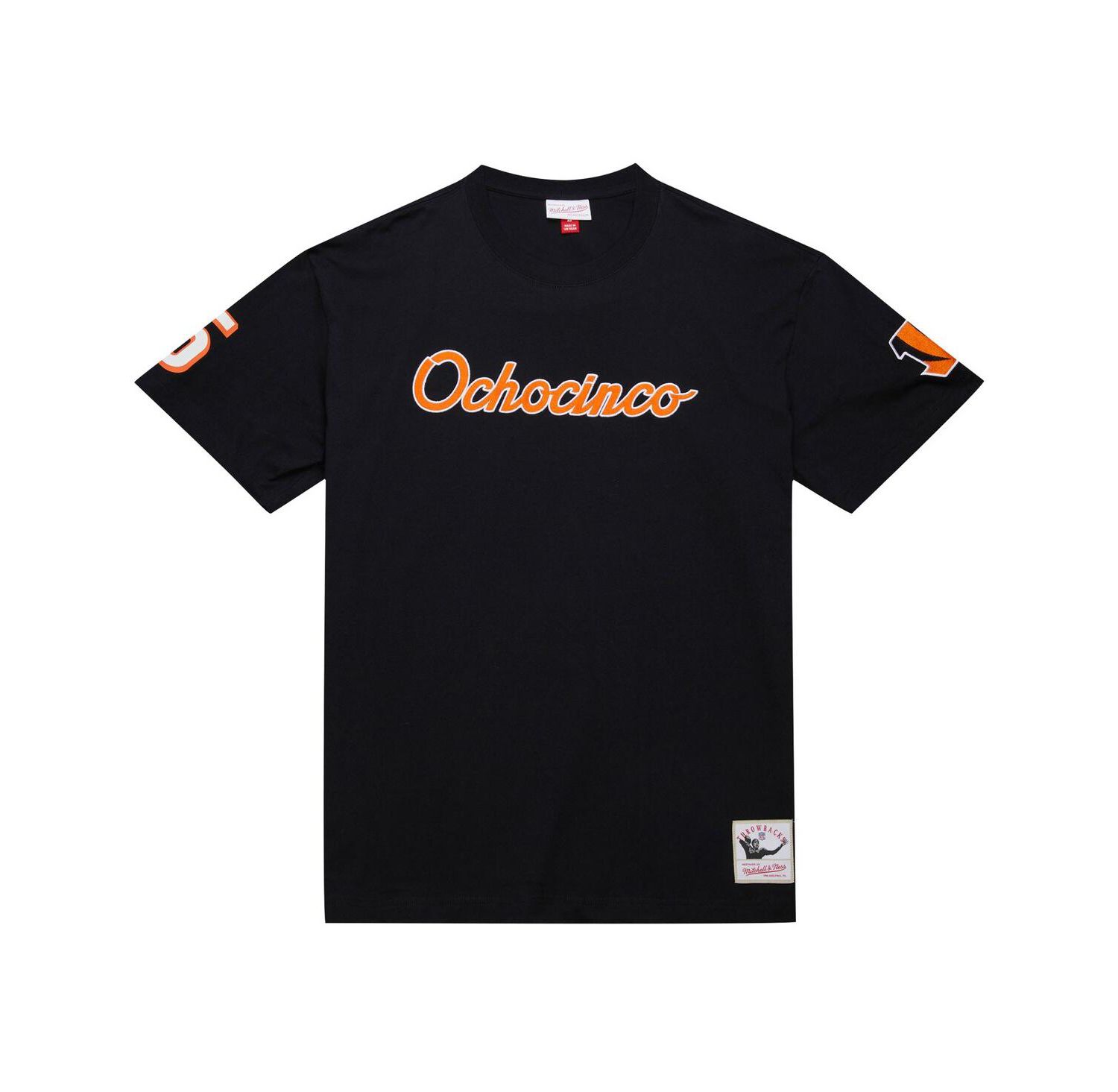 Men's Chad Johnson Black Cincinnati Bengals Retired Player Nickname T-Shirt