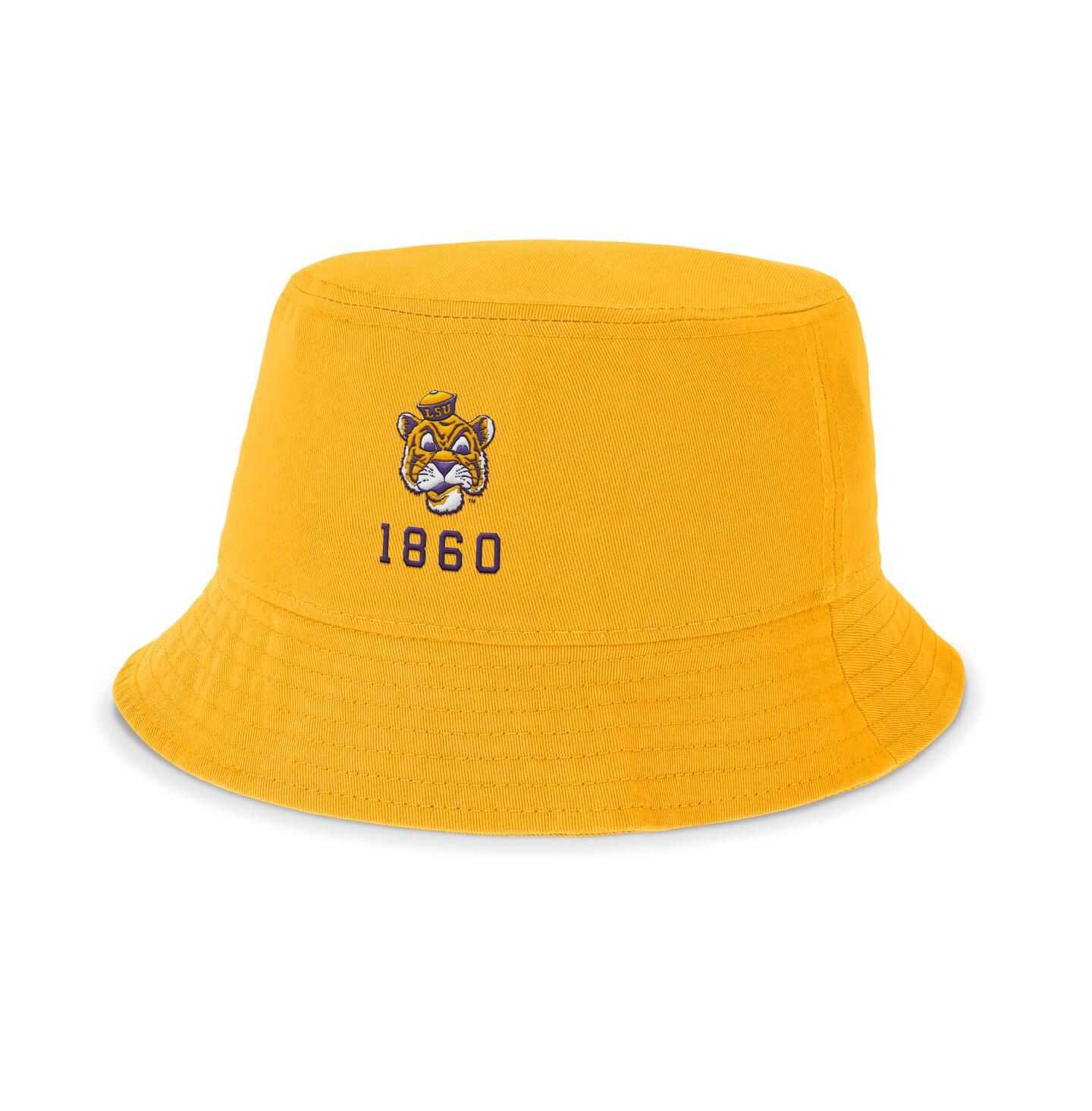 Мужская панама Nike Gold LSU Tigers Legacy Apex Bucket Hat — фото 1
