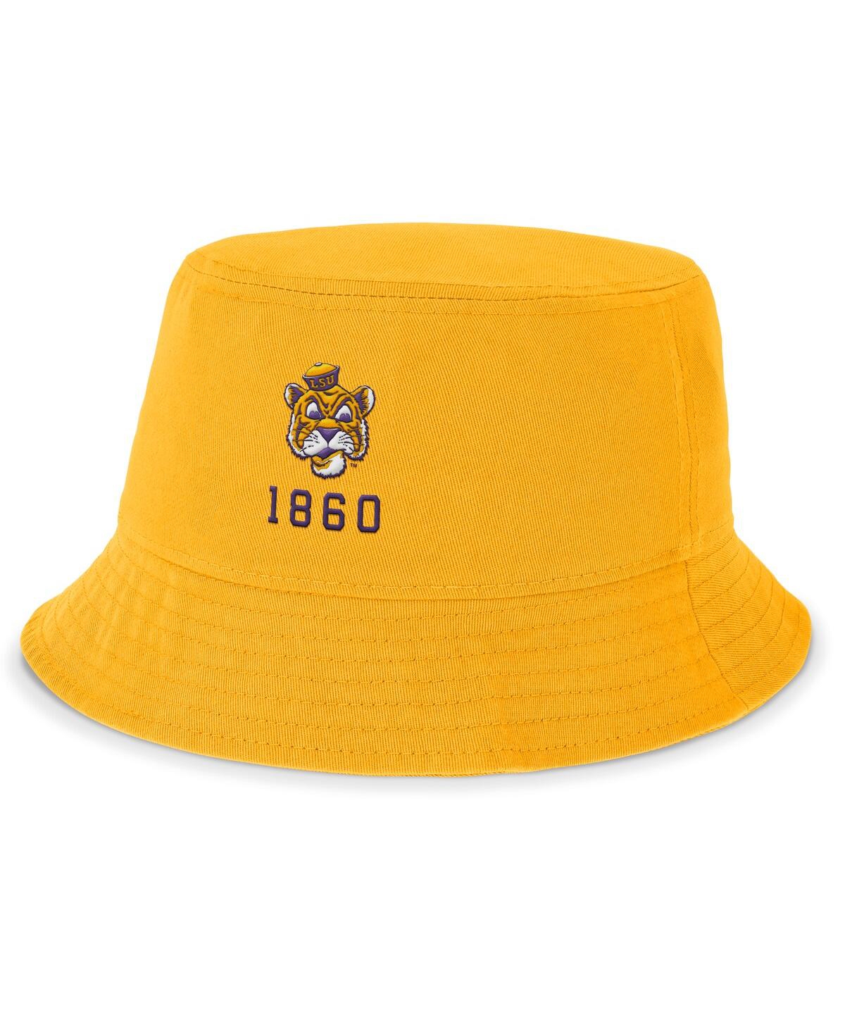Nike Men's Gold Lsu Tigers Legacy Apex Bucket Hat In Gold
