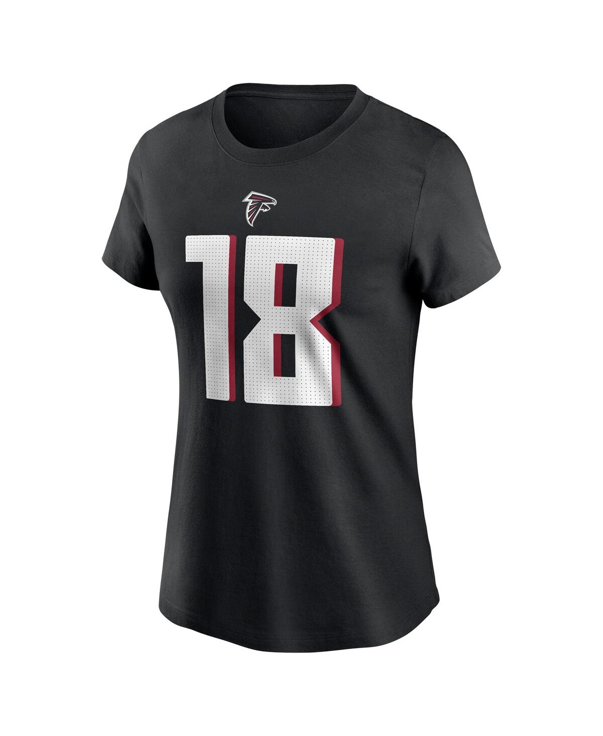 Nike Women's Kirk Cousins Black Atlanta Falcons Player Name Number T-shirt In Black