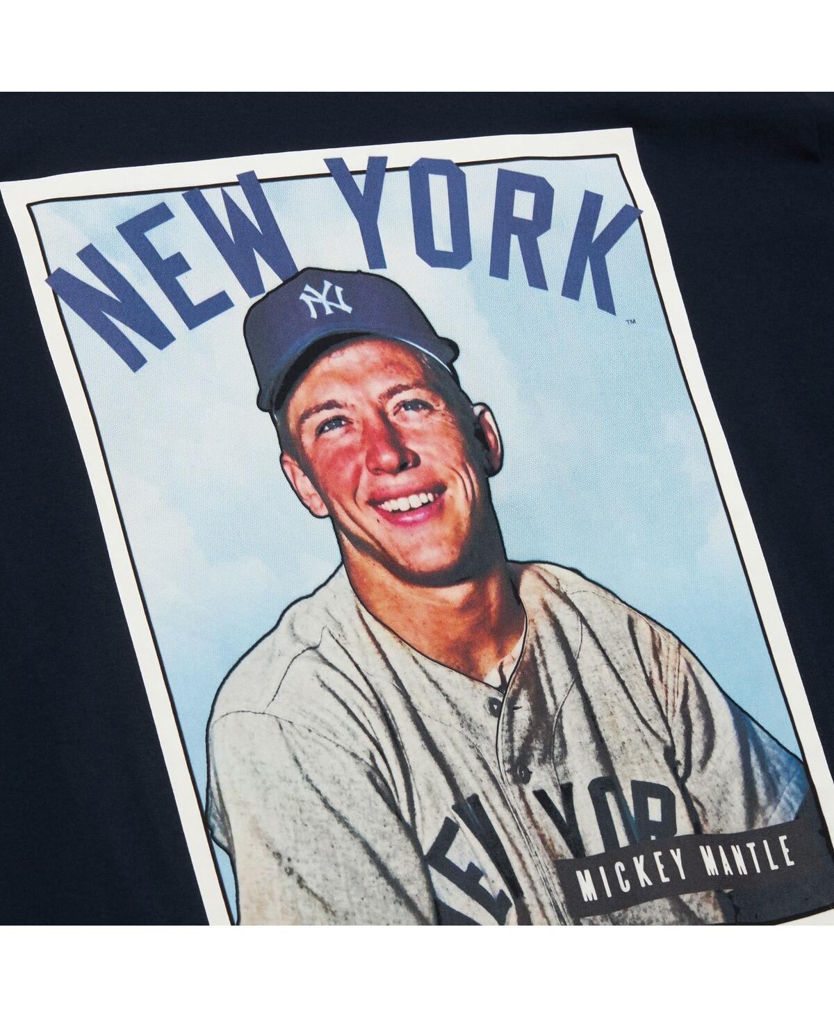 Mitchell & Ness Men's Mickey MantleNew York Yankees Cooperstown Collection Collectors Connection T-Shirt - Navy