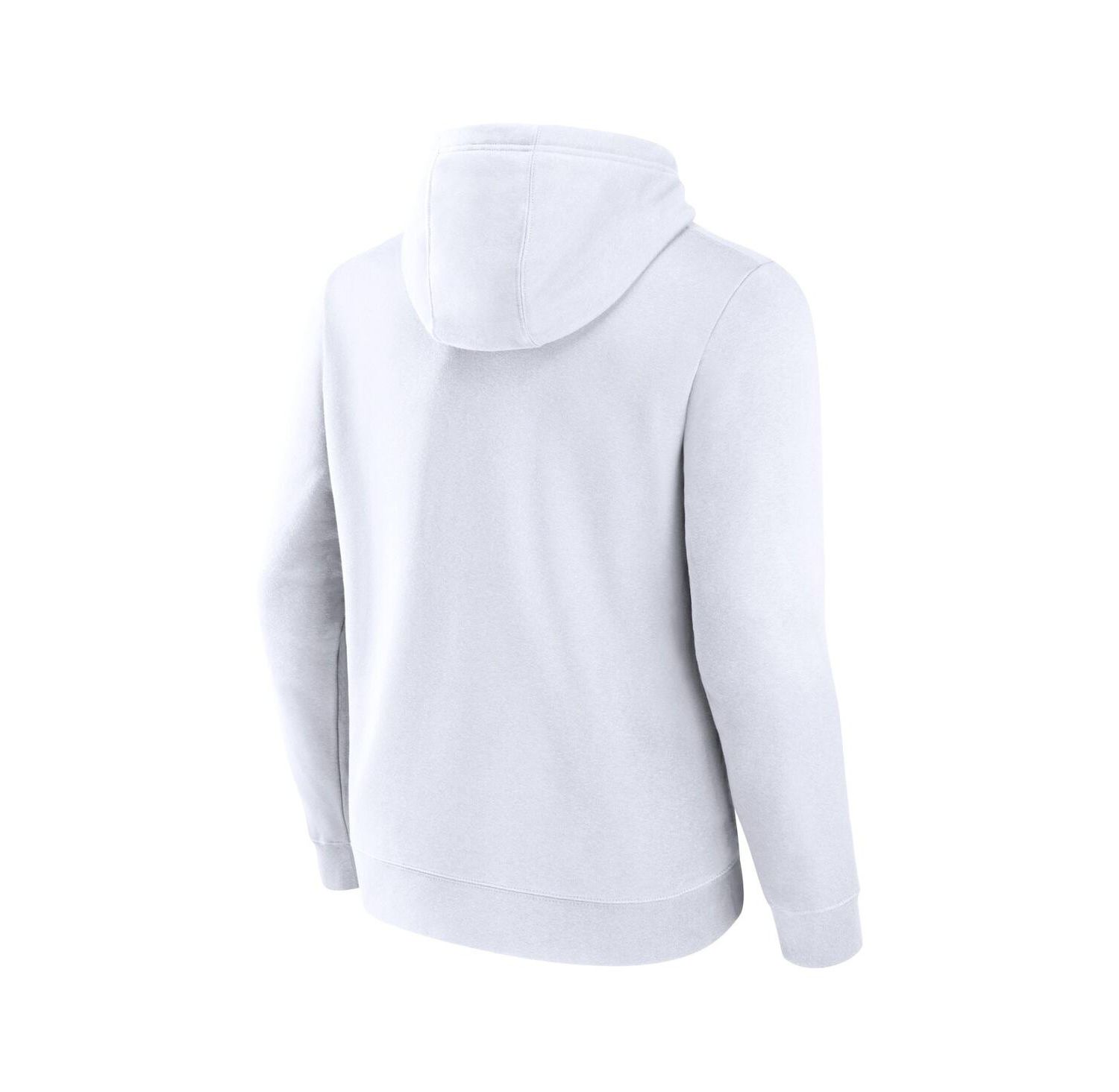 Men's White Utah Hockey Club Draft Logo Pullover Hoodie