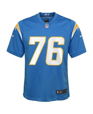Big Boys and Girls Joe Alt Powder Blue Los Angeles Chargers 2024 NFL Draft First Round Pick Player Game Jersey