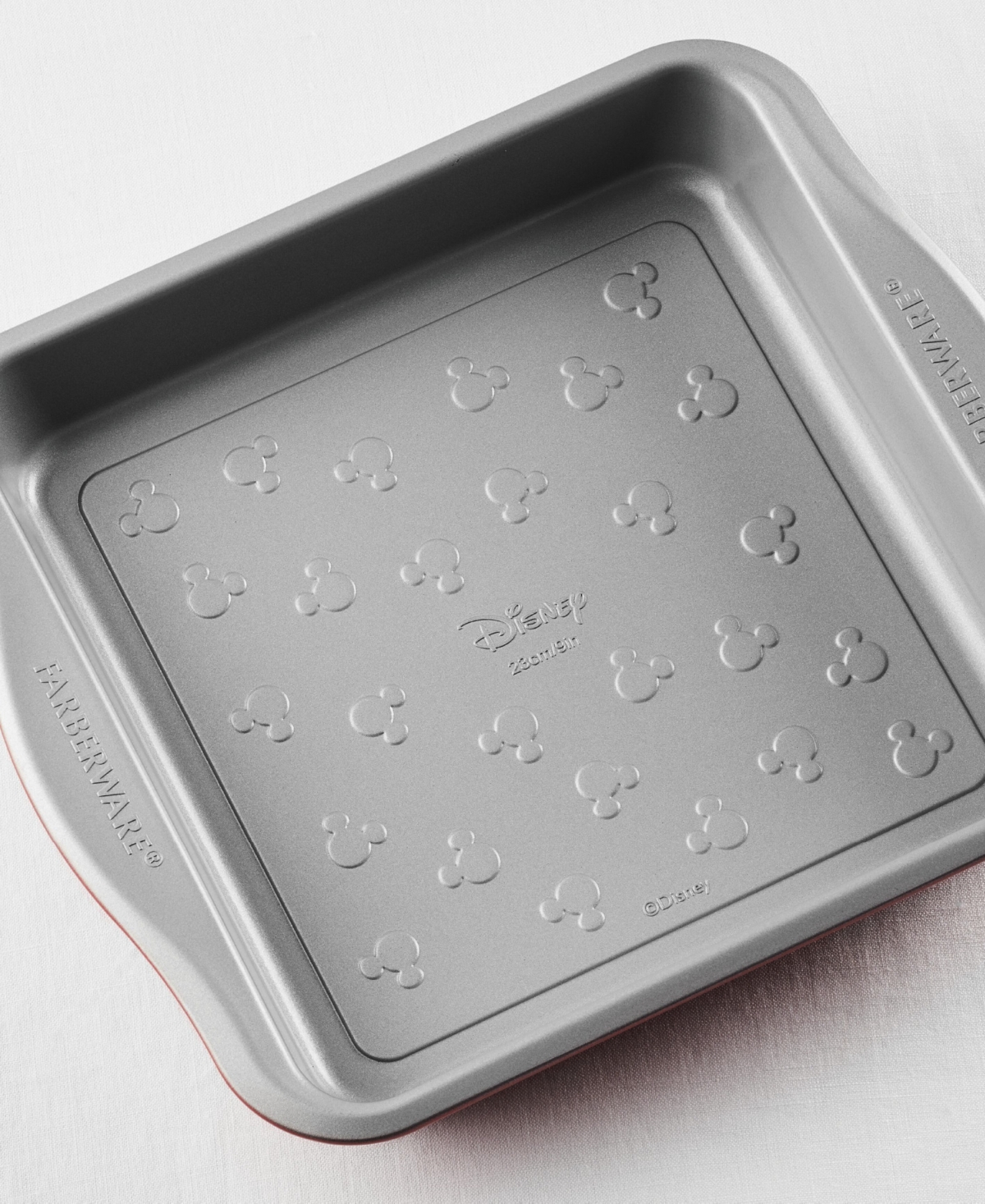 Farberware Bake With Mickey Mouse 9-inch Square Cake Pan In Black