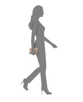 Crystal Encrusted Square Envelope Clutch